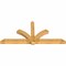 Ekena Millwork Redmond Rough Sawn Timber Gable Bracket, Western Red Cedar, 108"W x 49"H x 6"D x 6"F, 11/12 Pitch GBW108X49X0606RED00RWR - alternate 4